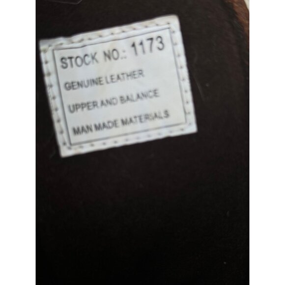 AdTec Mens Brown Leather Work Boots Size 9 M - Picture 7 of 16